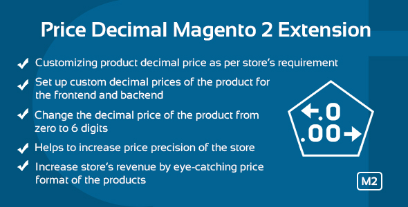 Price Decimal magento 2 extension